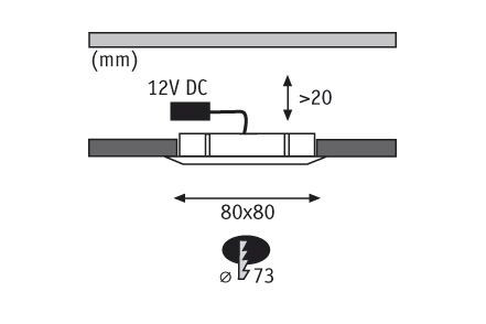 Точечный светильник  93558 Paulmann