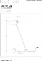 Интерьерная настольная лампа Hester 19600/01/31 Lucide Интерьерная настольная лампа Hester 19600/01/31 Lucide