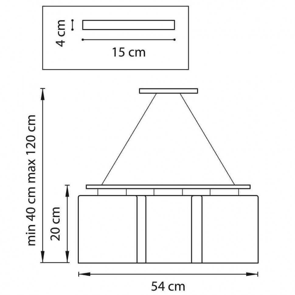 Подвесная люстра Lightstar Nubi Legno 802135