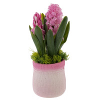 Цветочная композиция "Гиацинт", L10 W9 H27 см