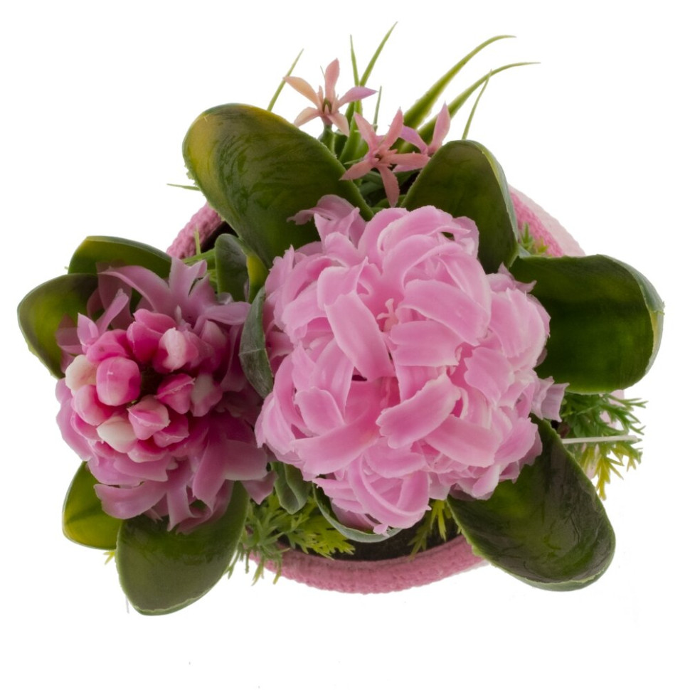 Цветочная композиция "Гиацинт", L10 W9 H27 см