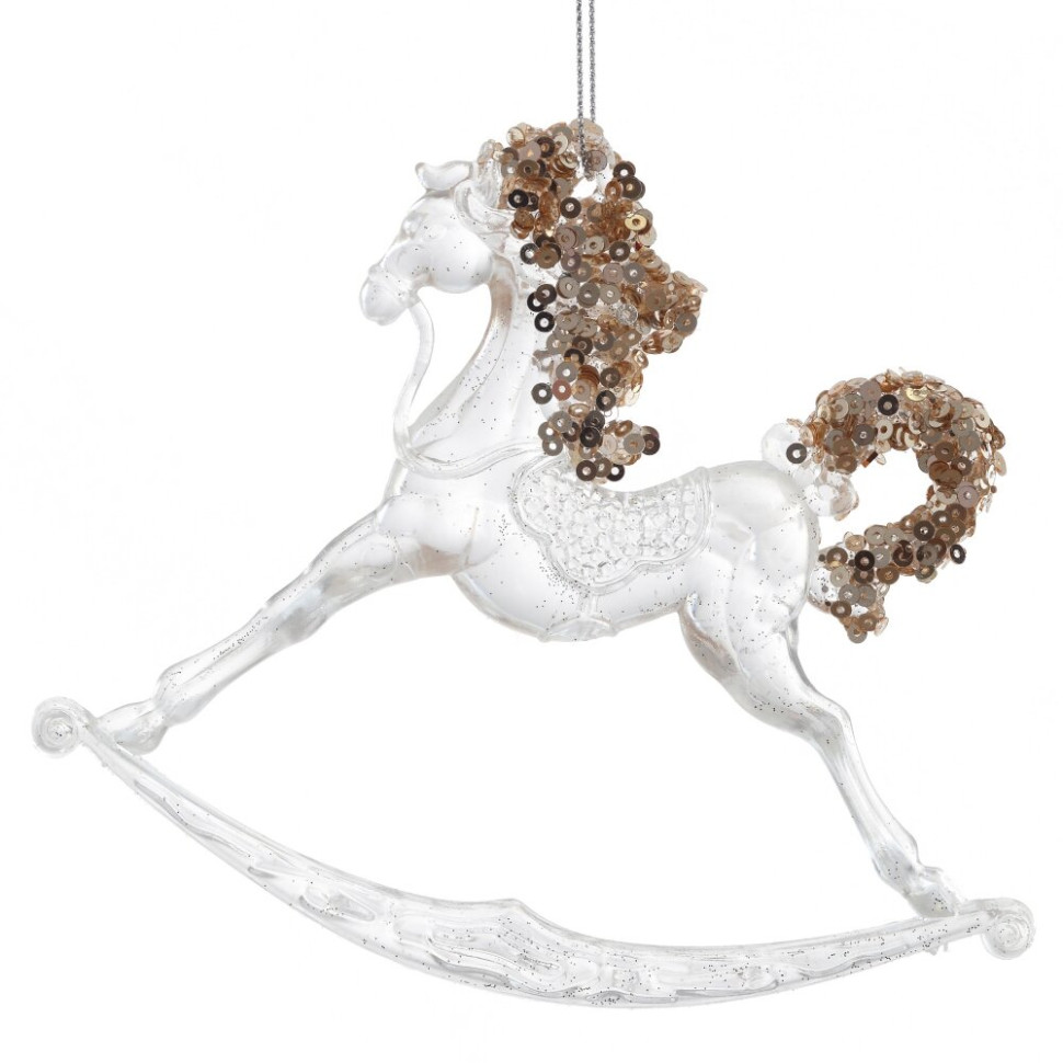 Украшение новогоднее "Лошадка",L14 W1 H12 см