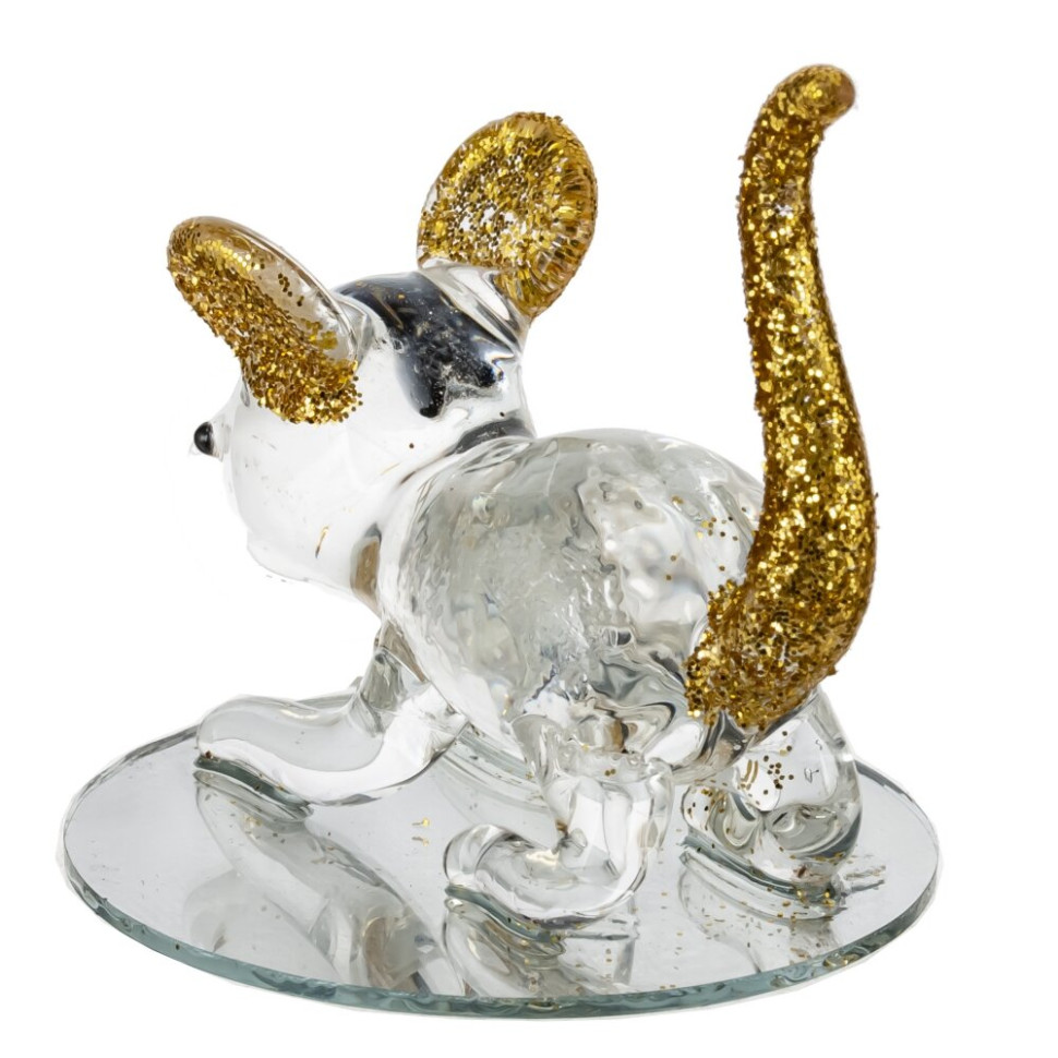 Фигурка декоративная "Мышь", L4 W4 H4,5 см