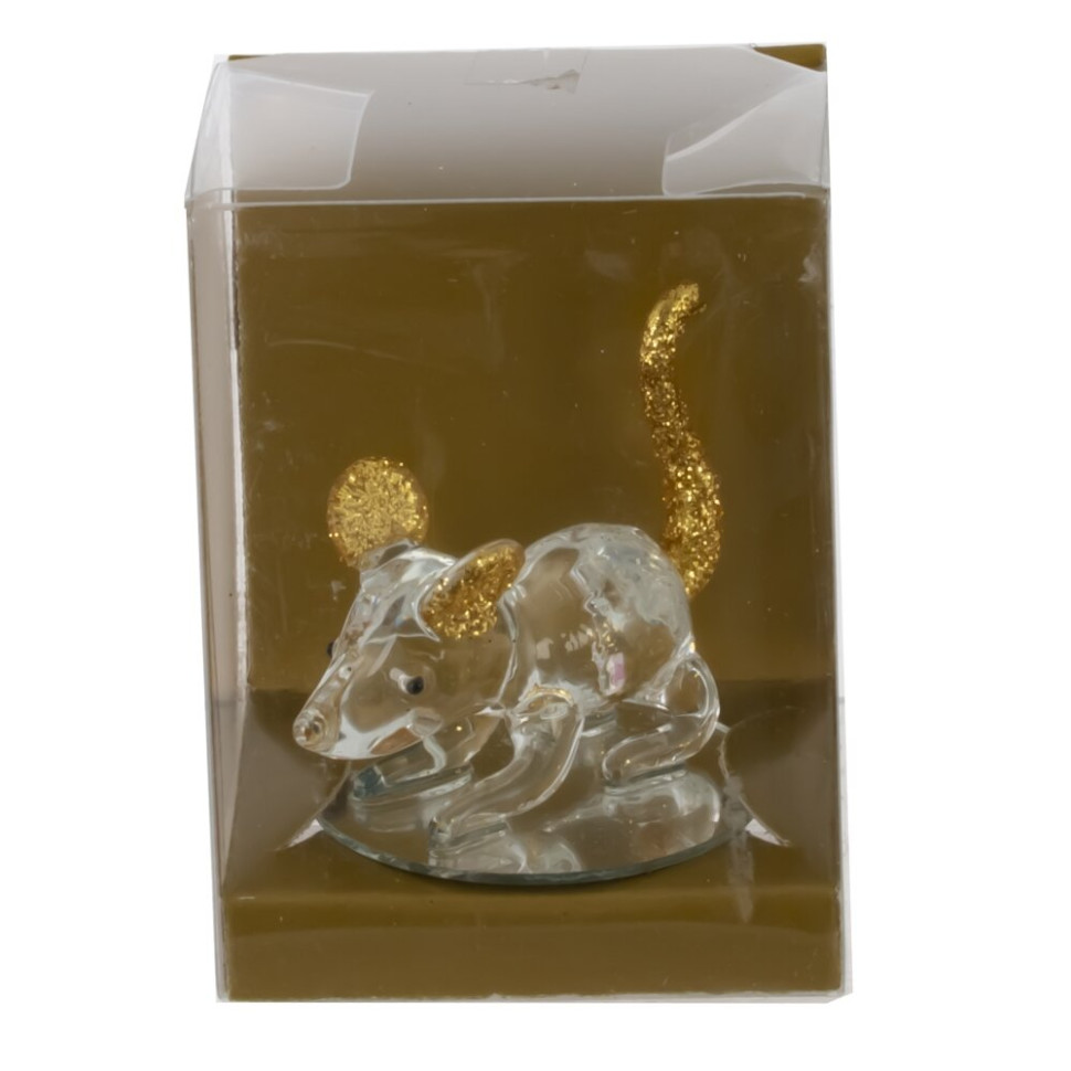 Фигурка декоративная "Мышь", L4 W4 H4,5 см