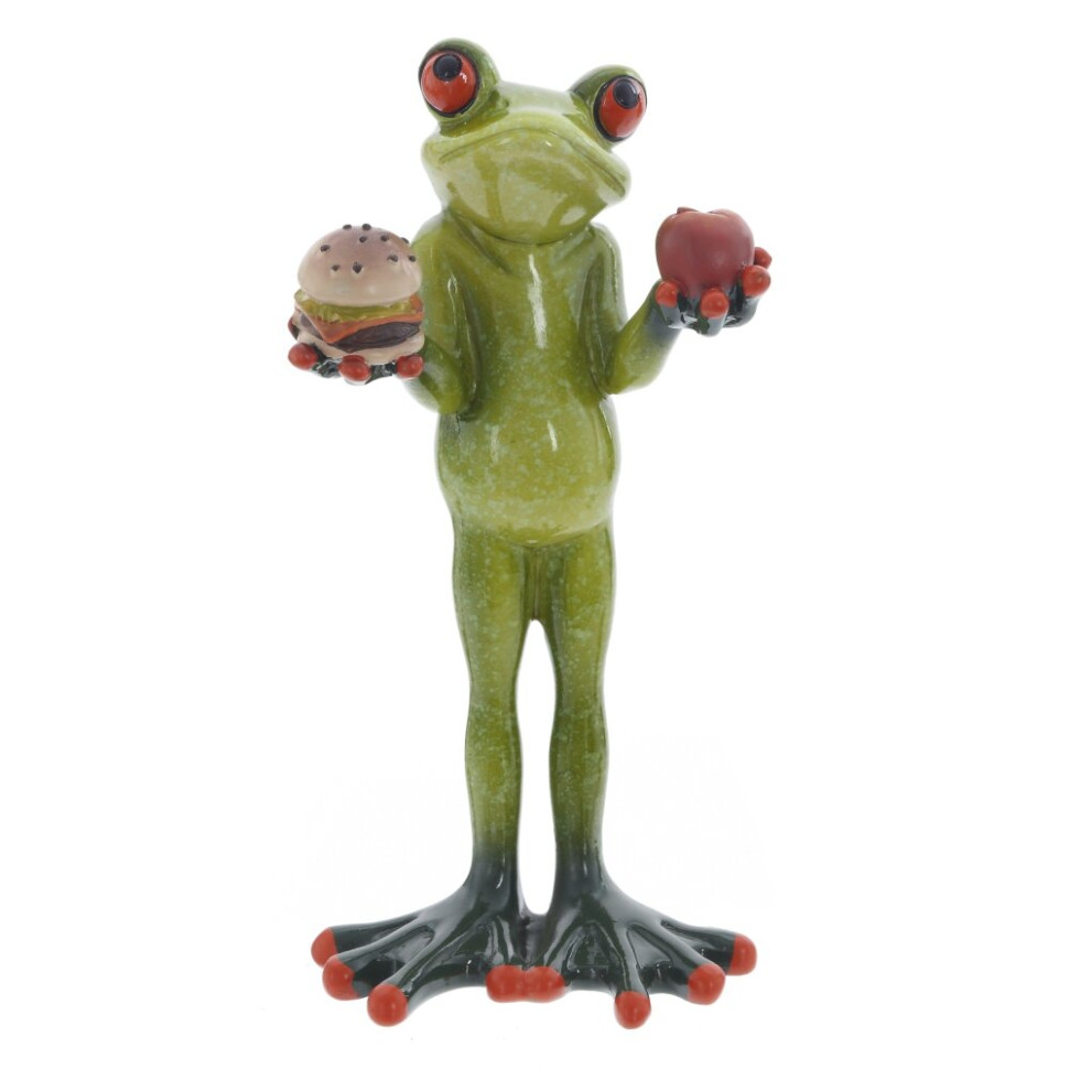 Фигурка декоративная "Лягушка", L7,5 W5 H15,5 см
