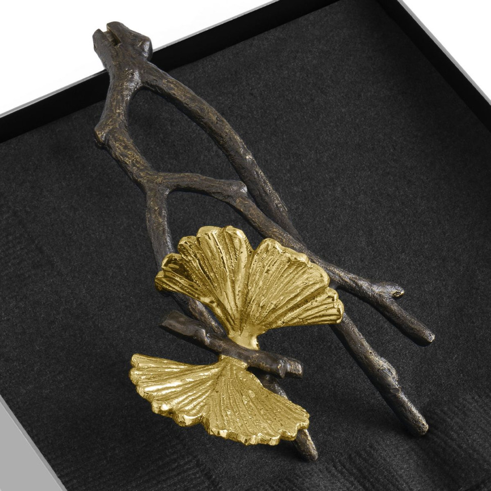 Подставка для салфеток Michael Aram "Butterfly Ginkgo", 13x13см