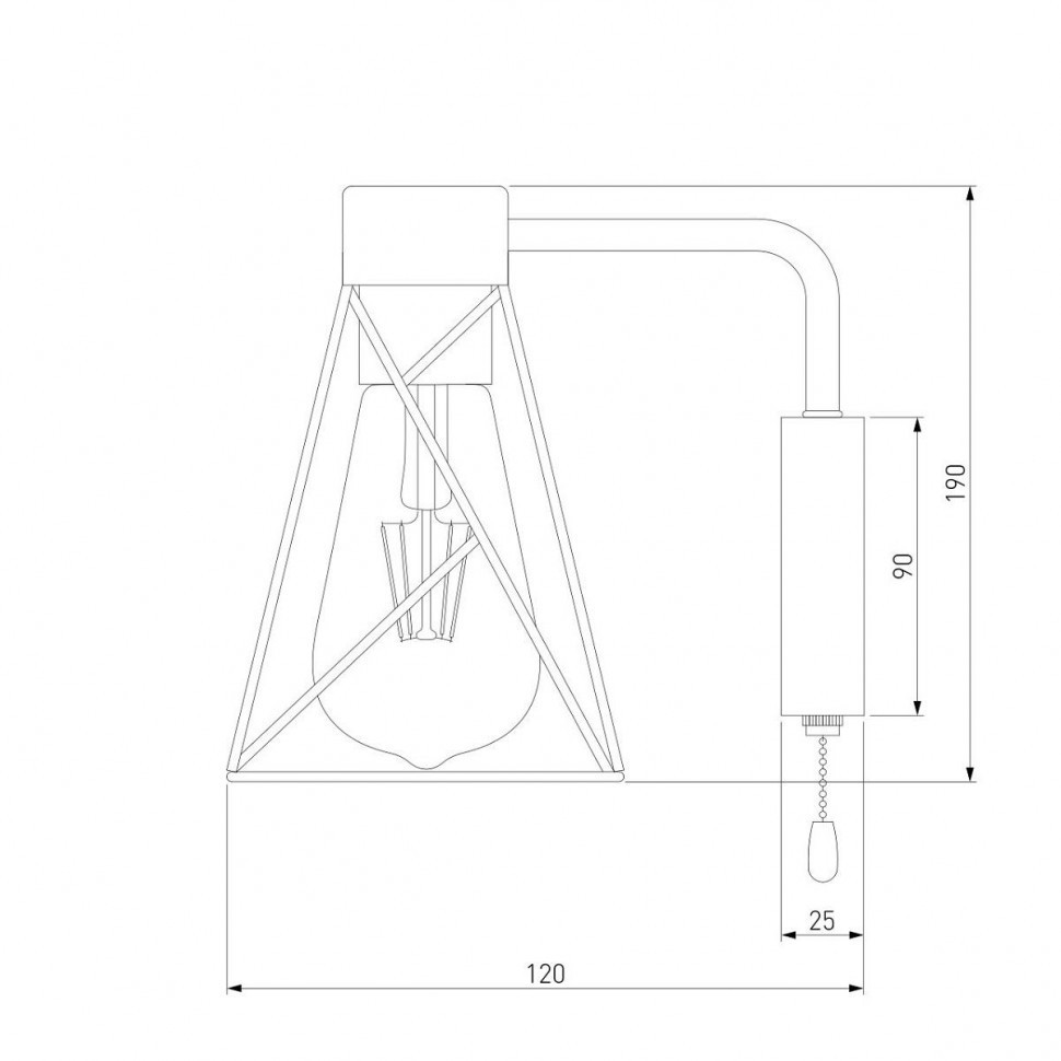 Бра Eurosvet Trappola 70107/1 белый