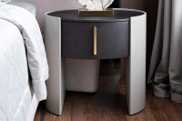 Тумбочка с ящиком темный шпон Тумбочка с ящиком темный шпон