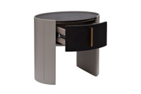 Тумбочка с ящиком темный шпон Тумбочка с ящиком темный шпон