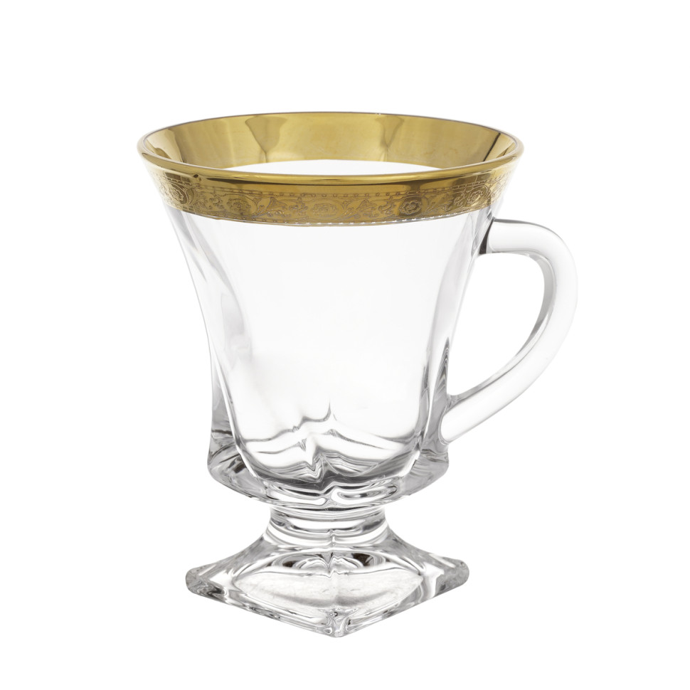 Набор для чая н/н 150мл.6шт."Quadro Джесси" Голд  ПМ