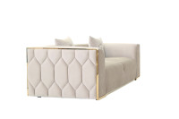 Диван Bern двухместный велюровый бежевый Диван Bern двухместный велюровый бежевый