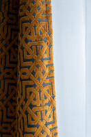 Портьера LATTICE 275х260см оранжевая