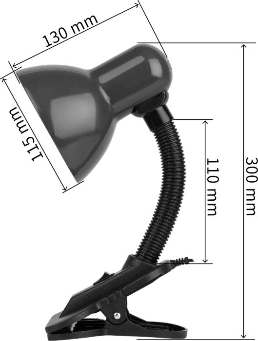Офисная настольная лампа  00108-0.7-01 BK Reluce