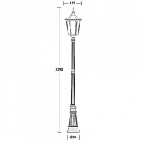 Наземный фонарь  79709L Bl Oasis Light