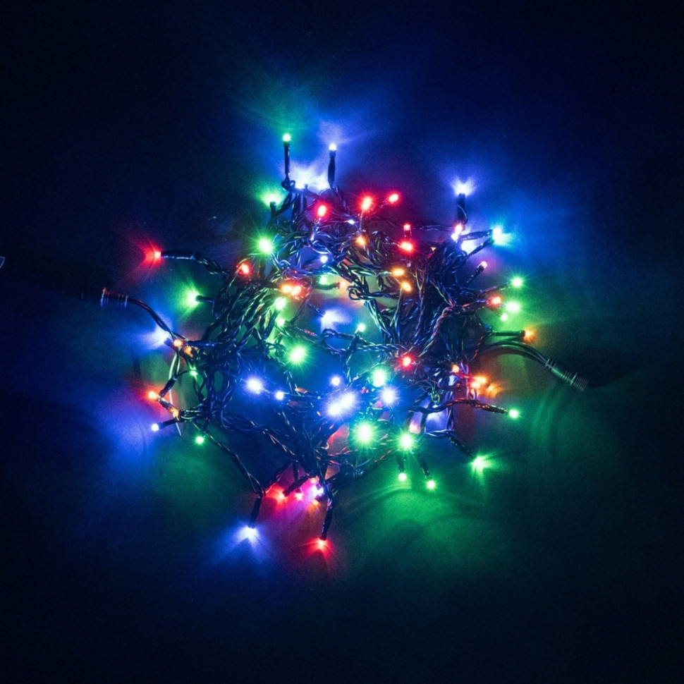 Гирлянда Нити (на ёлку) PST100BLW-11-1M Laitcom