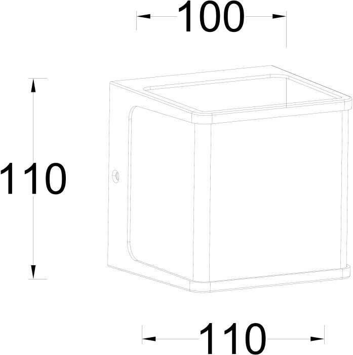 Настенный светильник уличный GEOMETRY W1970 Gr Oasis Light