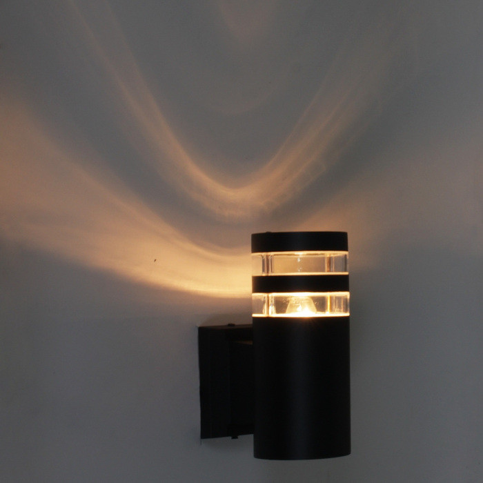 Настенный светильник уличный  86227-9.2-001CT E27 BK Reluce