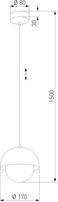 Подвесной светильник Bono 10205 Bono TK Lighting