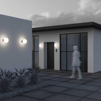 Уличный настенный светильник Maytoni Bold O598WL-01B1 Уличный настенный светильник Maytoni Bold O598WL-01B1