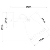 Спот Luned A2214AP-1AB Arte Lamp