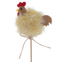 Изделие декоративное (вставка) "Курочка" (4*6,5*7) (блок 12 шт), L6,5 W4 H27 см, 2в.