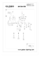 Бра Dunja 64104-1W Globo