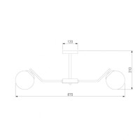 Подвесная люстра Eurosvet Frost 70154/8 латунь
