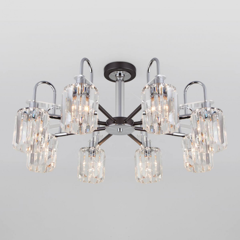 Потолочная люстра Eurosvet Tenia 70090/8 графит