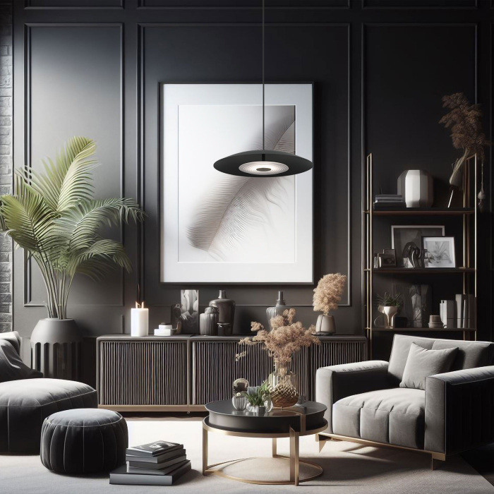 Подвесной светильник Kontur 90328/1 черный Eurosvet