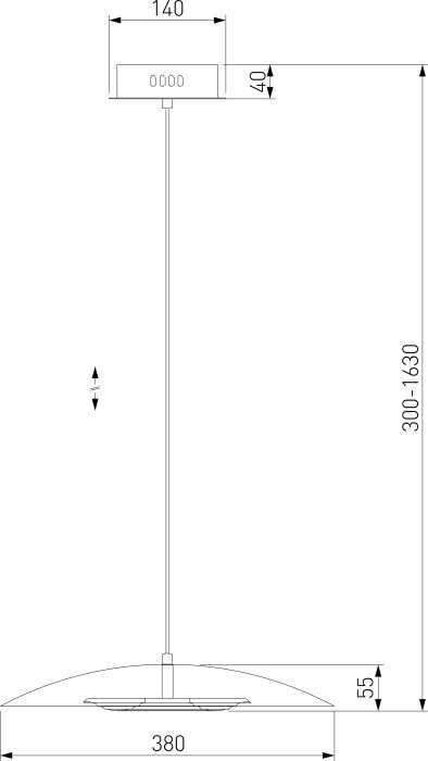 Подвесной светильник Kontur 90328/1 черный Eurosvet