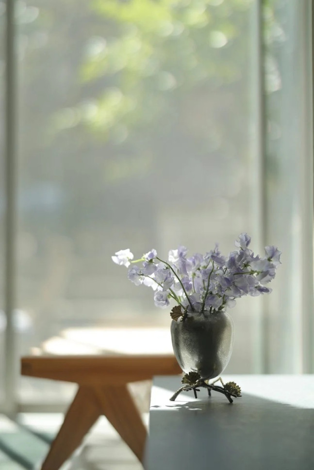 Ваза для цветов на ножке Michael Aram "Butterfly Ginkgo", 19 см