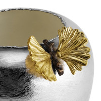 Ваза для цветов на ножке Michael Aram "Butterfly Ginkgo", 19 см