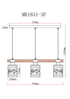 Подвесной светильник Olivia MR1831-3P MyFar