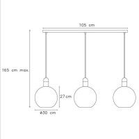 Подвесной светильник Lucide Julius 34438/03/65 Подвесной светильник Lucide Julius 34438/03/65