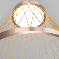 Подвесной светильник Cesta 40016/1 LED коричневый Eurosvet