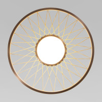 Подвесной светильник Cesta 40016/1 LED коричневый Eurosvet