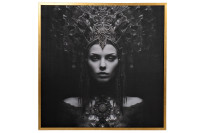 Холст "Царица" в золотом багете Холст "Царица" в золотом багете