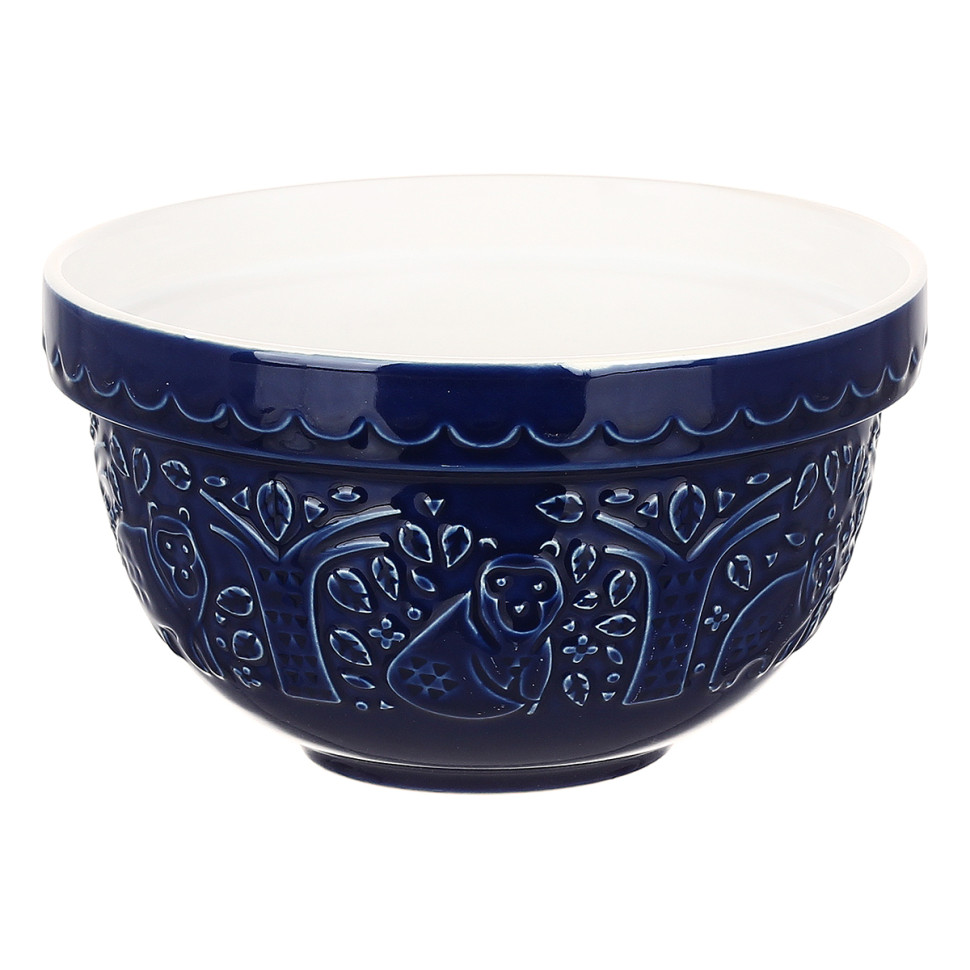 Миска для смешивания In the Forest, 15 см, тёмно-синяя, медведь