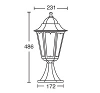 Наземный фонарь  79804M Gb Oasis Light