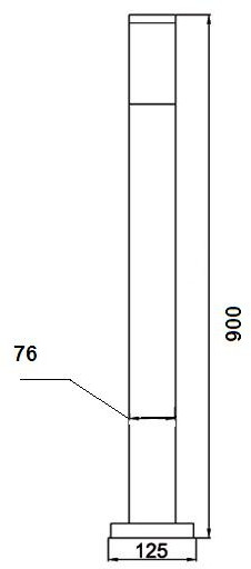 Наземный светильник  75825-900 SS Oasis Light