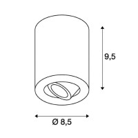 Точечный светильник Triledo 113930 SLV