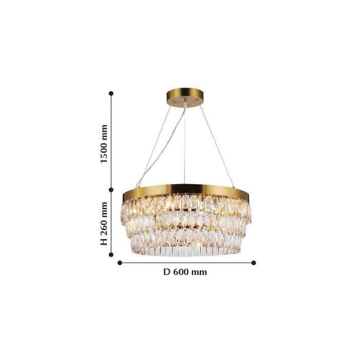 Подвесная люстра Magnitudo 2206-12P Favourite