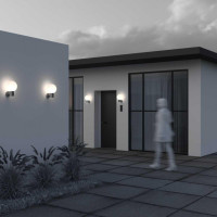 Уличный настенный светильник Maytoni Bold O598WL-01GR Уличный настенный светильник Maytoni Bold O598WL-01GR