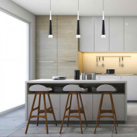 Подвесной светильник DLR038 DLR038 7+1W 4200K черный матовый Elektrostandard