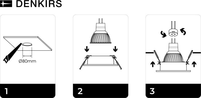 Точечный светильник Billum DK3020-CM Denkirs