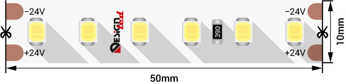 Светодиодная лента LUX DSG2120-24-W-33 DesignLed