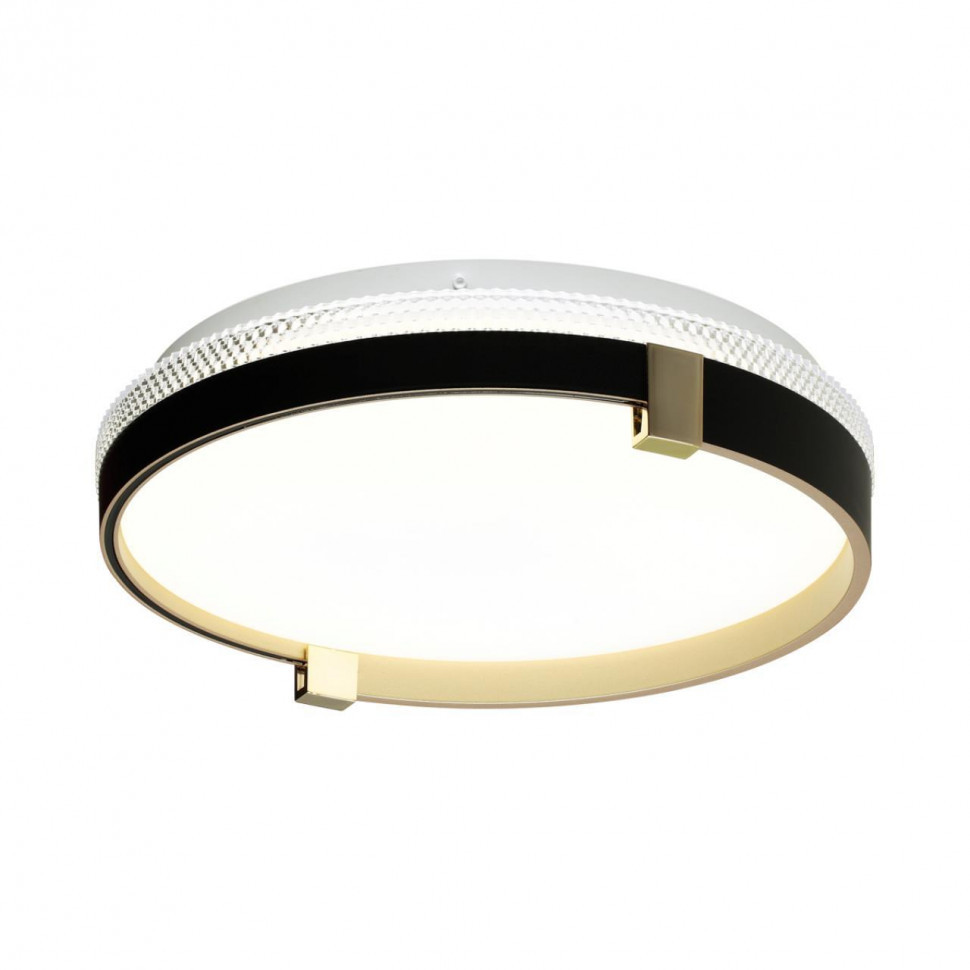 Настенно-потолочный светодиодный светильник Sonex Pale Olidi Black 7647/CL