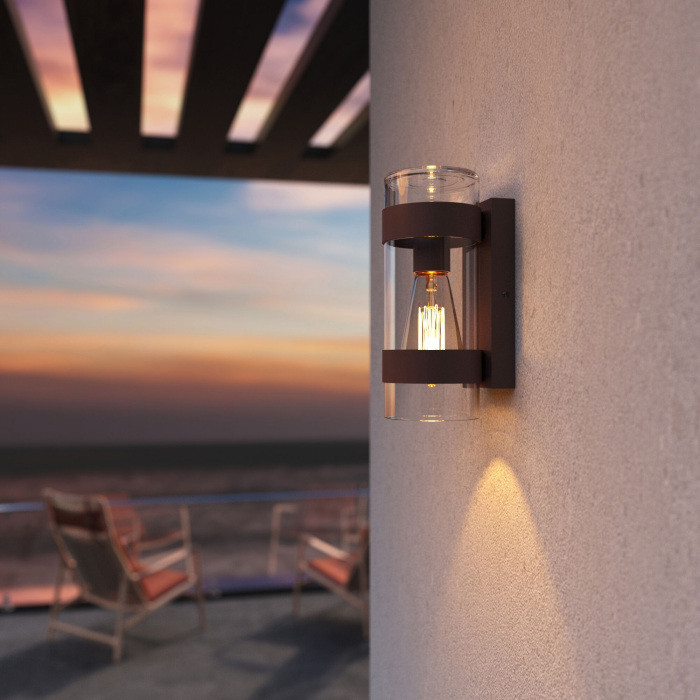 Настенный светильник уличный Falcon 35167/D темно-коричневый Elektrostandard