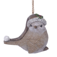 Фигурка декоративная подвесная "Птичка",  L7,5 W5 H9 см, 2в.