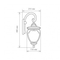 Уличный настенный светильник Elektrostandard Andromeda D (GLYF-8024D) a027996